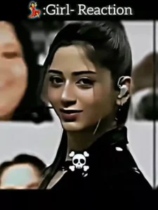Girl Reaction Capcut Template