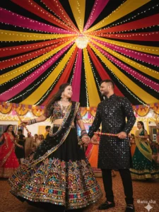 Couple Google Gemini Navratri Garba Look Ai Photo Editing Prompts