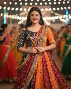 Google Gemini Navratri Garba Look Ai Photo Editing Prompts For Girl