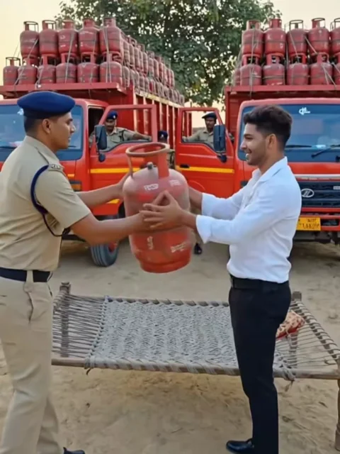 Gas Sylinder Ai Video Editing