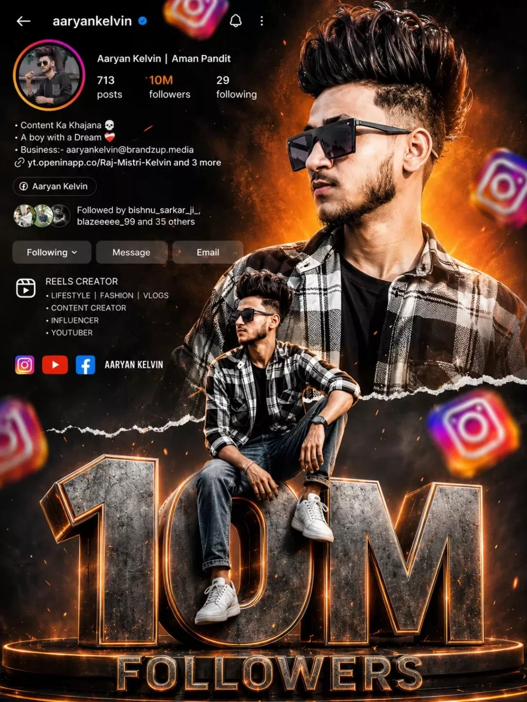 Instagram Milestone Poster Ai Photo Editing Prompts
