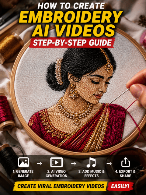 How to Create Viral Embroidery AI Videos