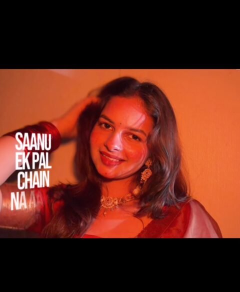 Sanu Ek Pal Chain Na Aave CapCut Template